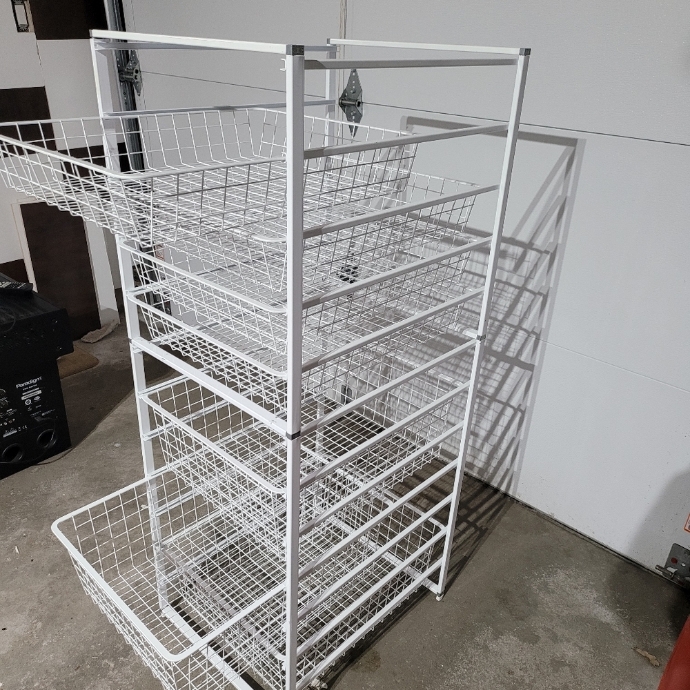 Schulte brand big 7-Runner Basket System steel Frame